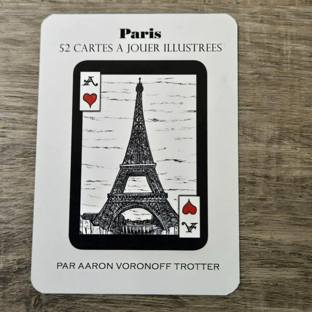 Paris Illustrated Playing Cards By Aaron Vornoff Trotter 21/60 14th Printing - Picture 4 of 7